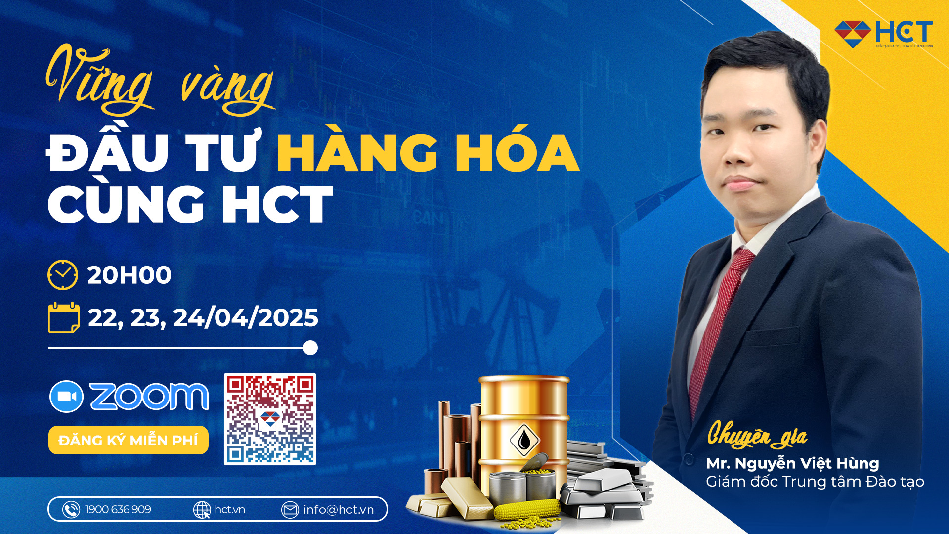 Khóa học vững vàng đầu tư hàng hóa