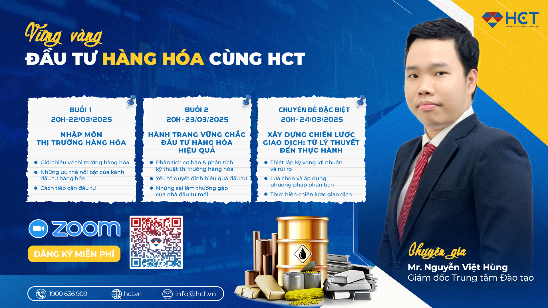 Nội dung chi tiết các buổi học