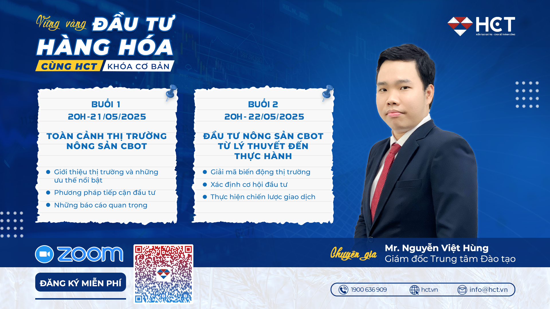 Nội dung chi tiết các buổi học