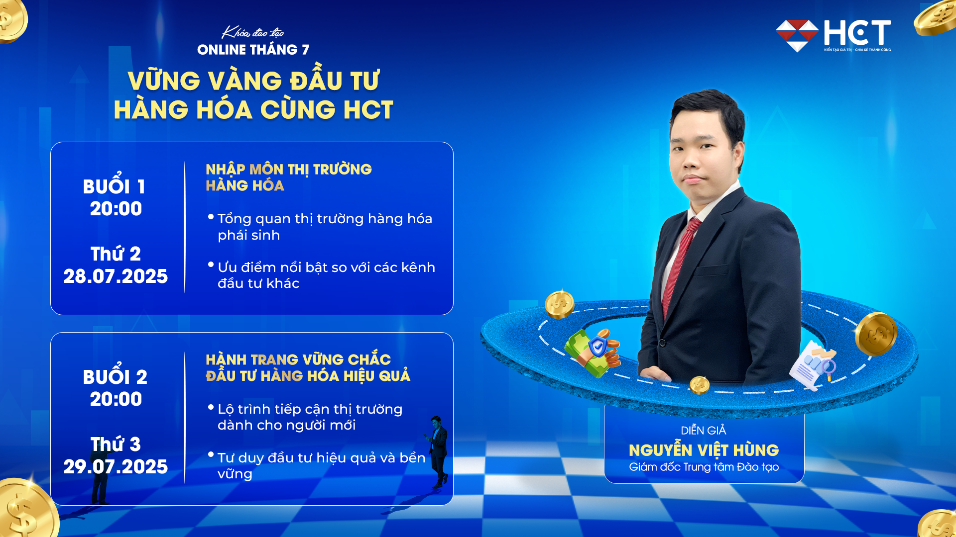 Khóa cơ bản: Vững vàng đầu tư hàng hóa cùng HCT Khóa cơ bản: Vững vàng đầu tư hàng hóa cùng HCT