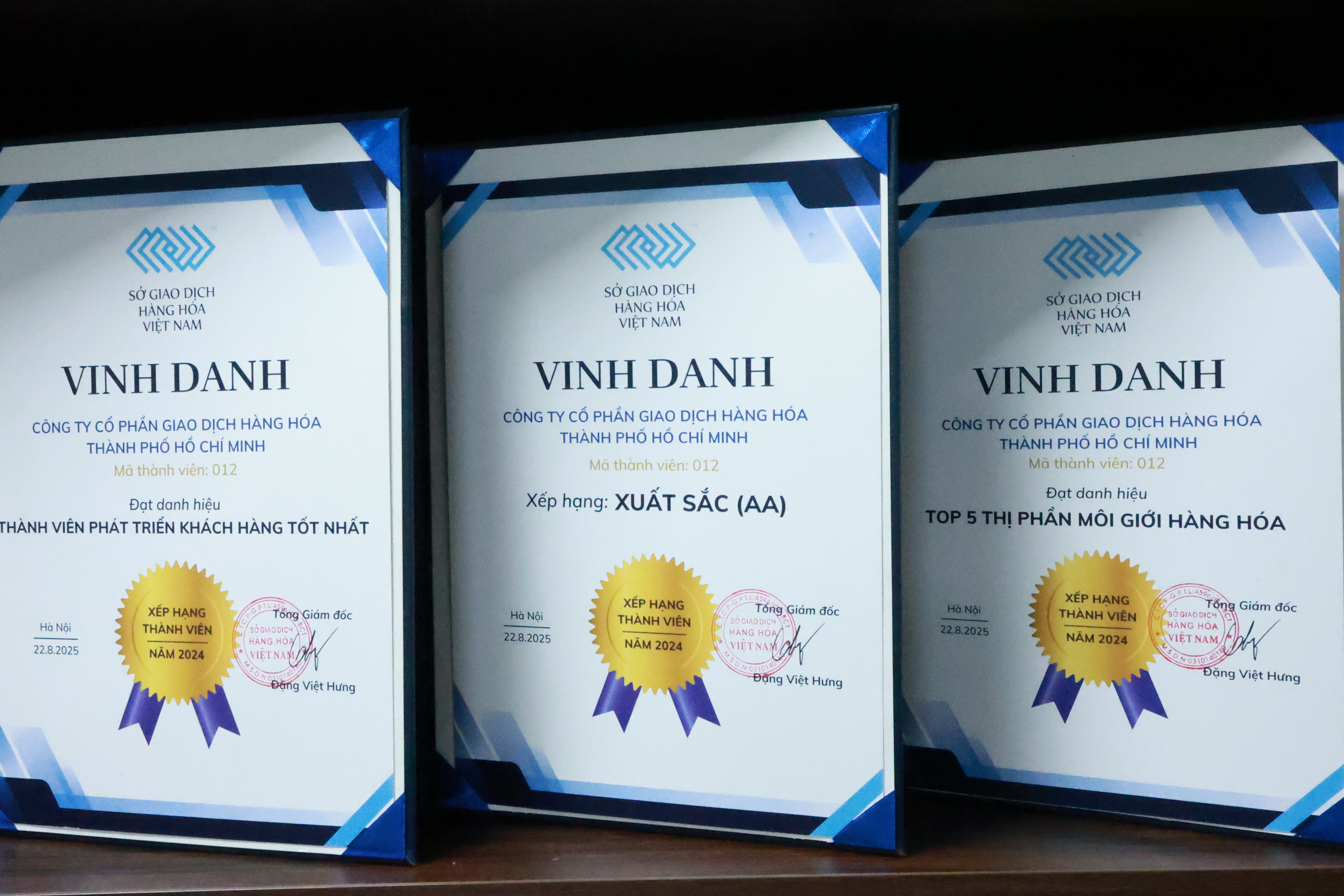 Các danh hiệu HCT đạt được trong năm 2024