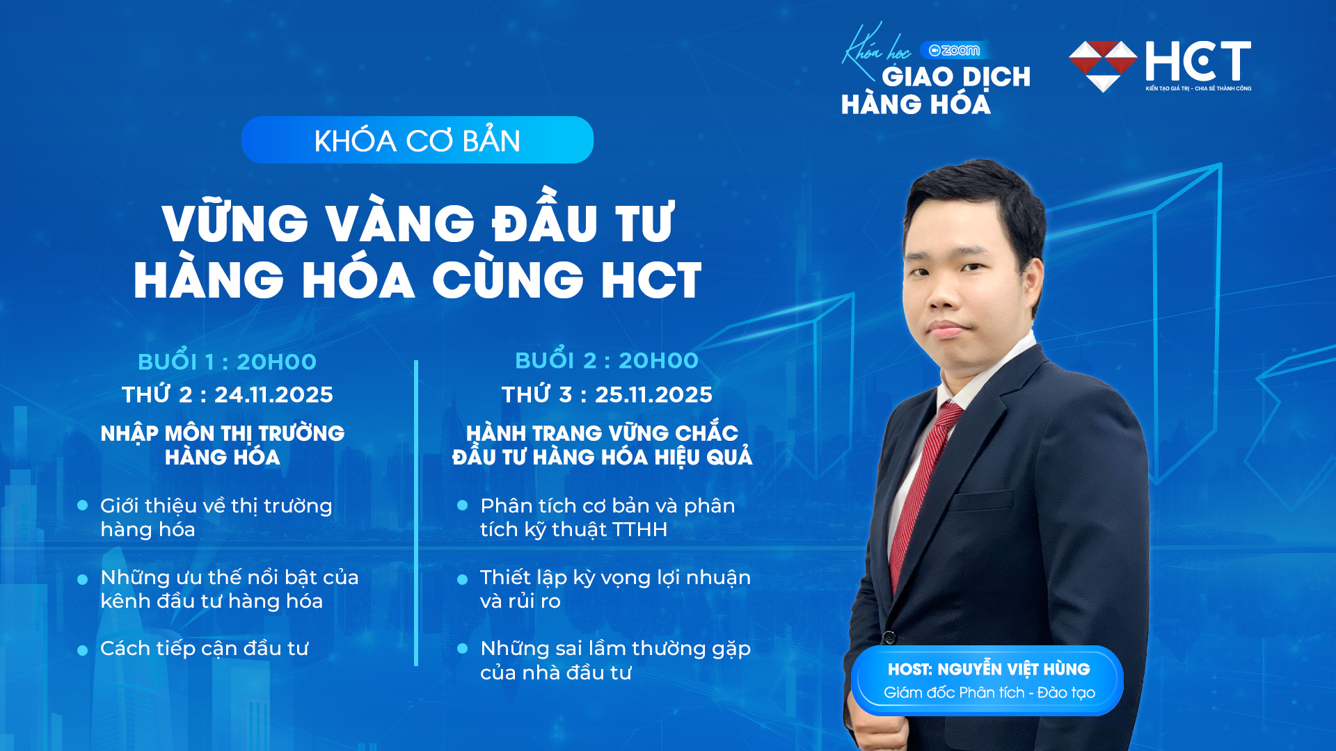 Vững vàng đầu tư hàng hóa cùng HCT Vững vàng đầu tư hàng hóa cùng HCT