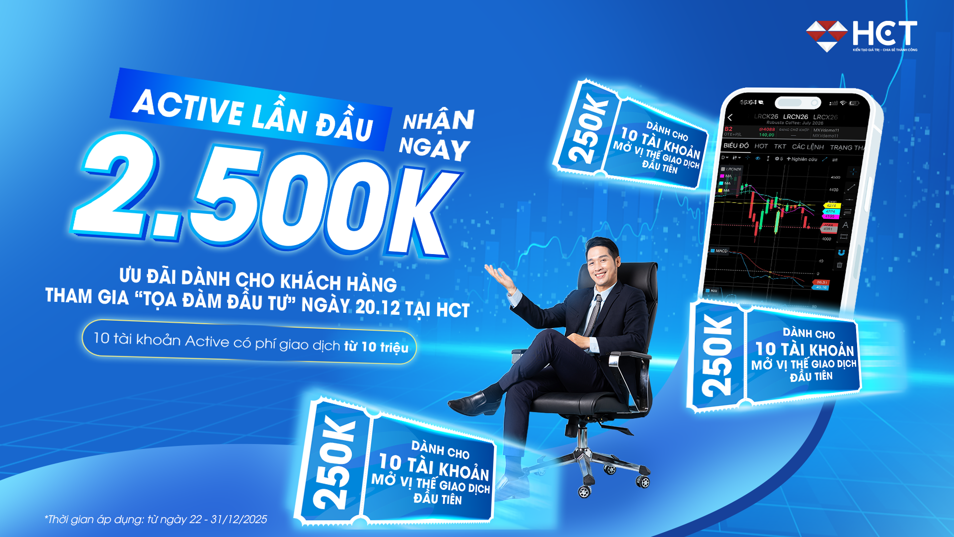 ưu đãi cho khách hàng theo dõi hội thảo