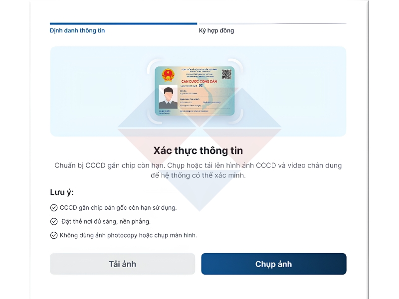 Tải lên file ảnh CCCD