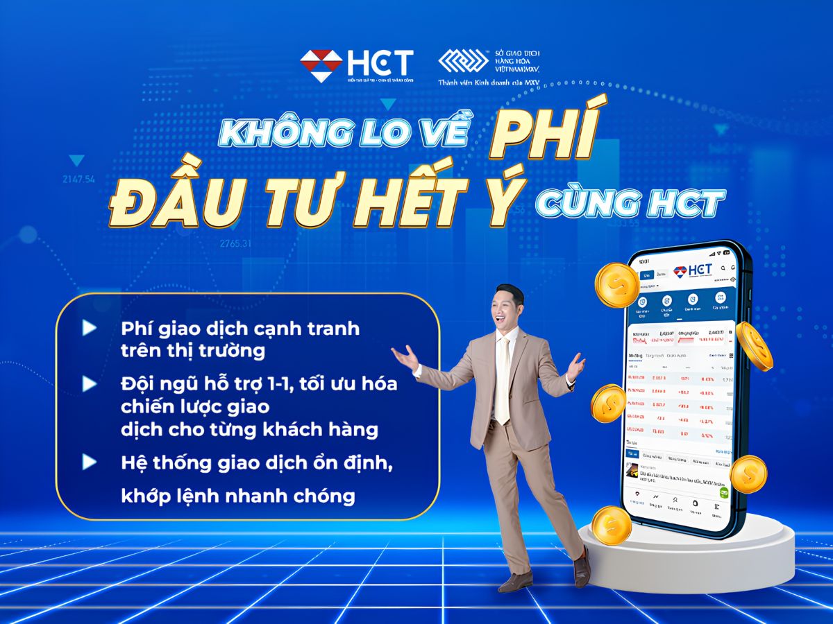 Giao dịch cà phê trên sàn cùng HCT